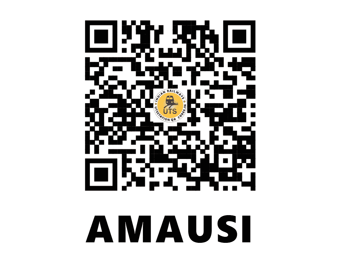 UTS QR Code for AMAUSI - AMS (NR - UTTAR PRADESH)